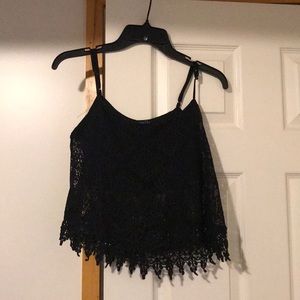 Lace crop top